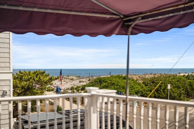 Ocean view from the private deck at Beau Rivage, Sea Isle City
